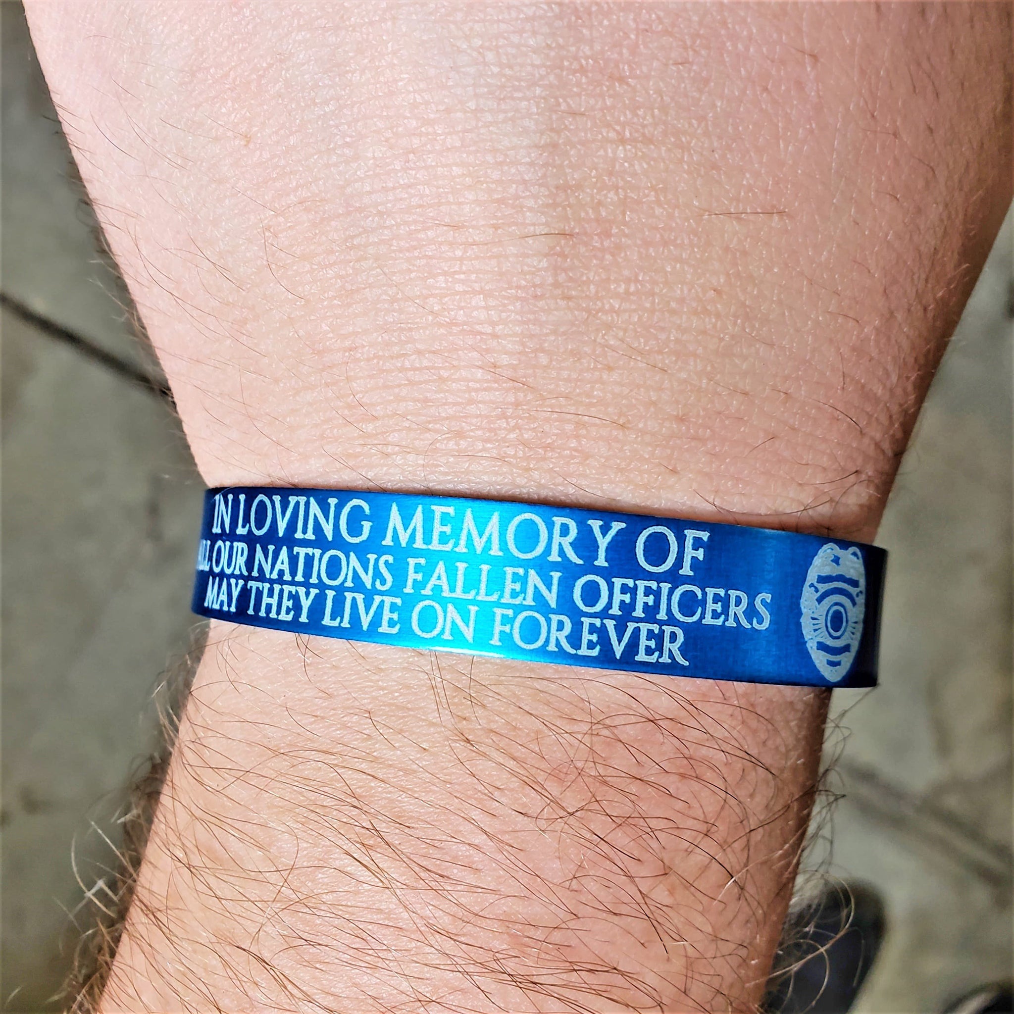Back The Blue Memorial Bracelet – Til Valhalla Project