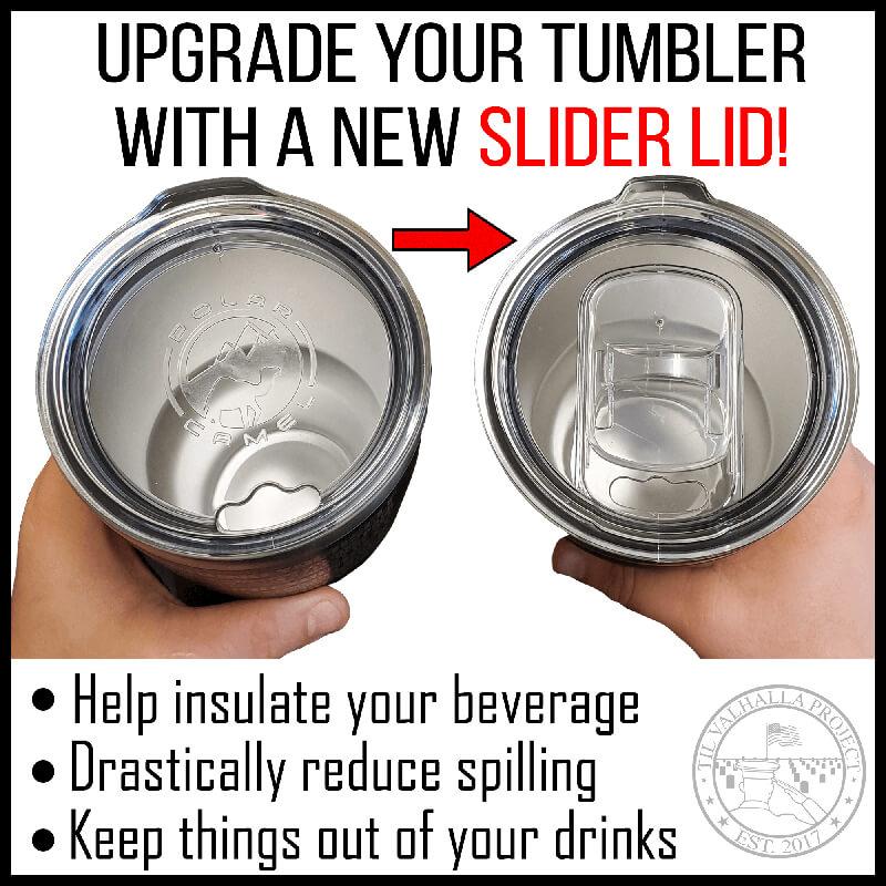 Premium Tumbler Slider Lid