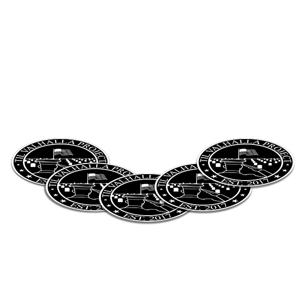 Til Valhalla Project Sticker T.V.P. Seal Sticker Pack (5) – Til Valhalla Project